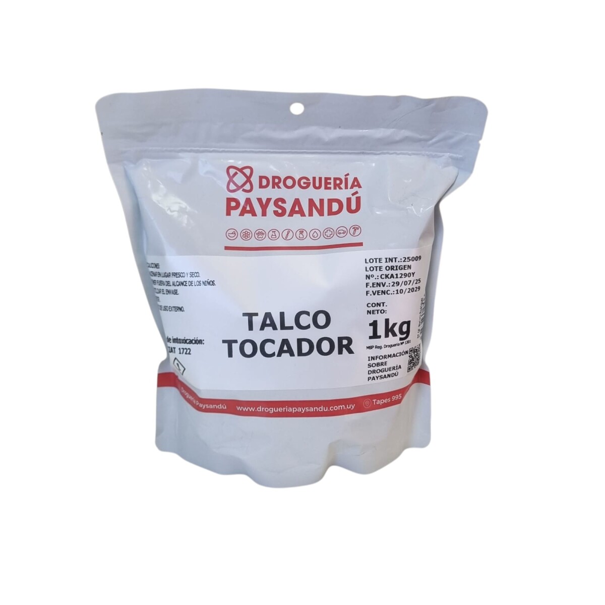 Talco de Tocador - 1Kg 