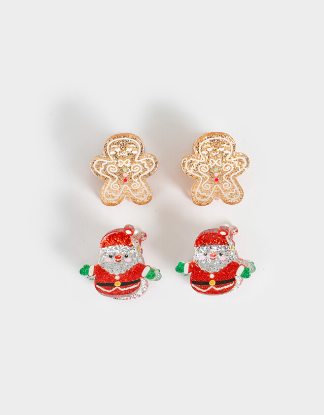 Broches Sets Regalables Set De Broches Navideños - Combinacion Bicolor