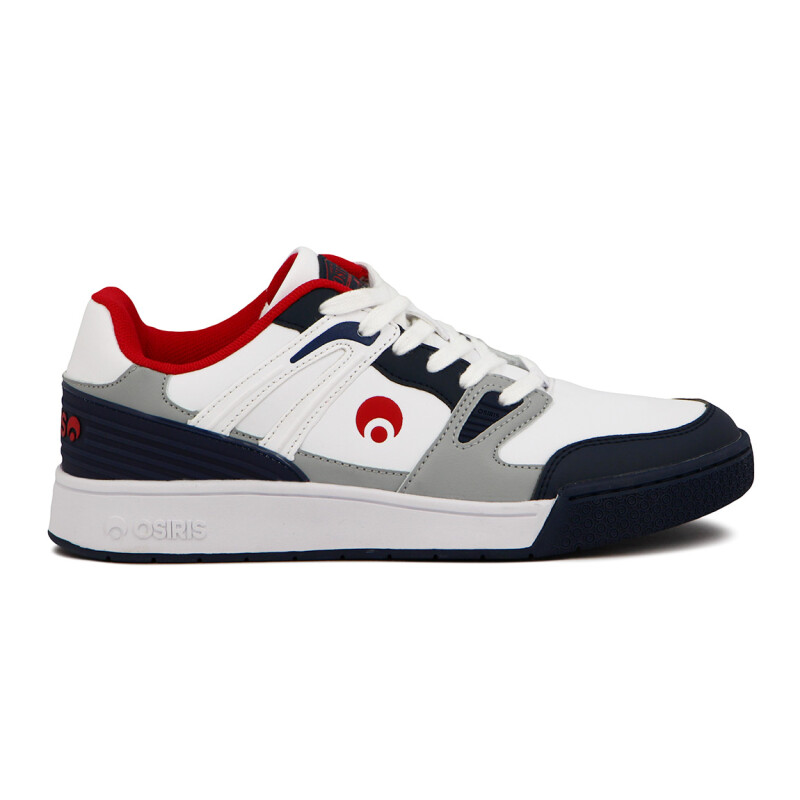 Osiris Zapatilla Hombre Casual Ranger- White/Navy Blanco-Marino