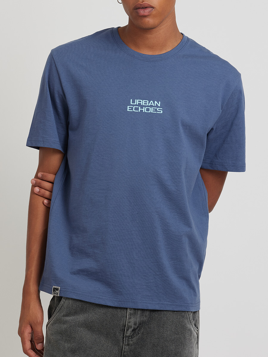 T-SHIRT M/C ECCO DIXIE - Navy 