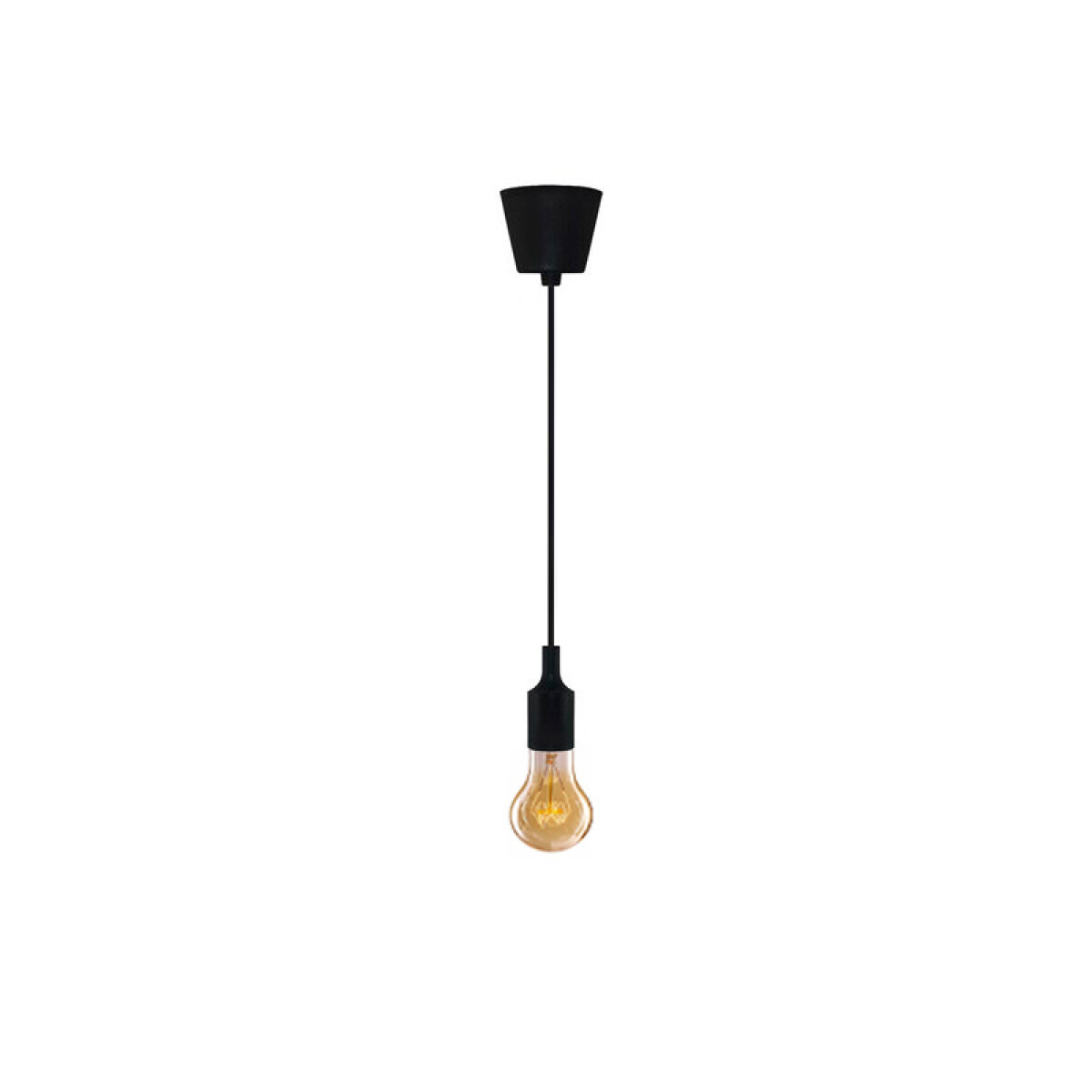 Luminaria Colgante De Techo Colorful Negro 