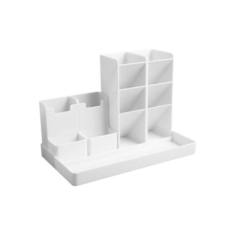 Organizador para útiles múltiples divisiones Blanco