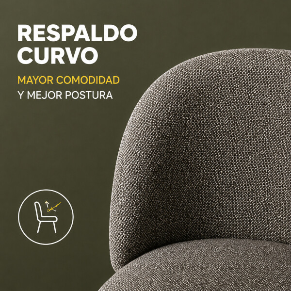 Silla Comedor ComboHome Cali Eames Pack X6 Gris 1