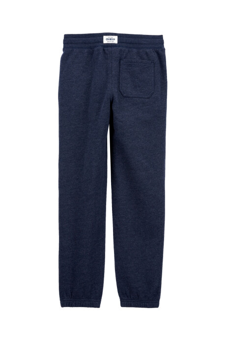 Pantalón deportivo de algodón, con logo, azul marino. Talles 6-14 Pantalón deportivo de algodón, con logo, azul marino. Talles 6-14