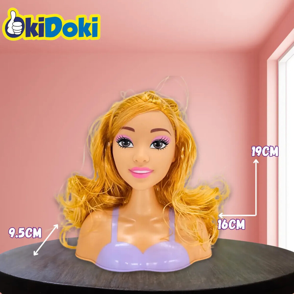 Cabeza de muñeca para peinar. Con accesorios! Cabeza de muñeca para peinar. Con accesorios!