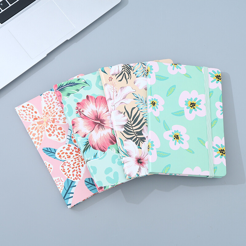 Cuaderno Tapa Dura A5 - Blooming Flowers - 96 Hojas Unica