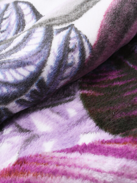 MANTA FLANNEL PRINT PURPURA