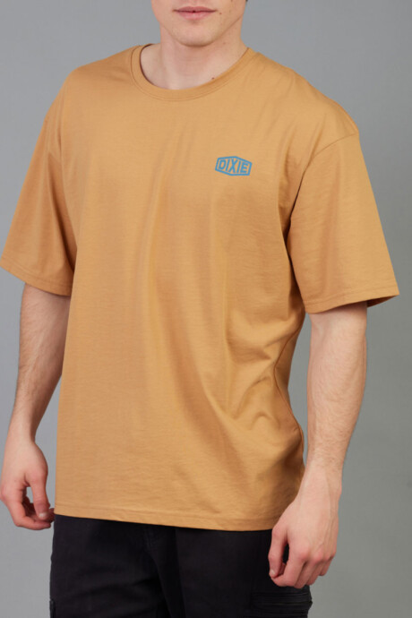 T-SHIRT AZUAI DIXIE Caramelo