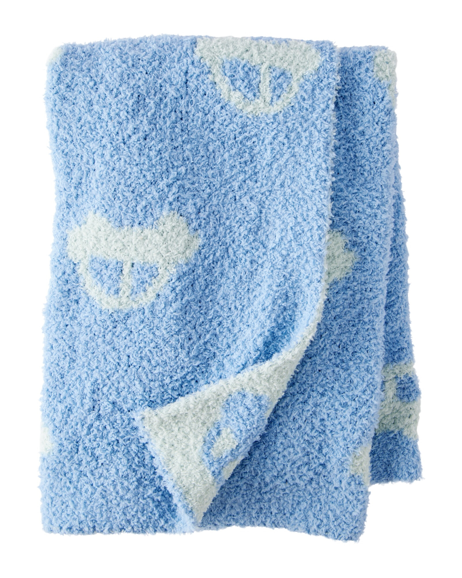 Manta de peluche, azul, diseño autos Sin color