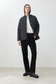 Jogger c/textura acanalada negro