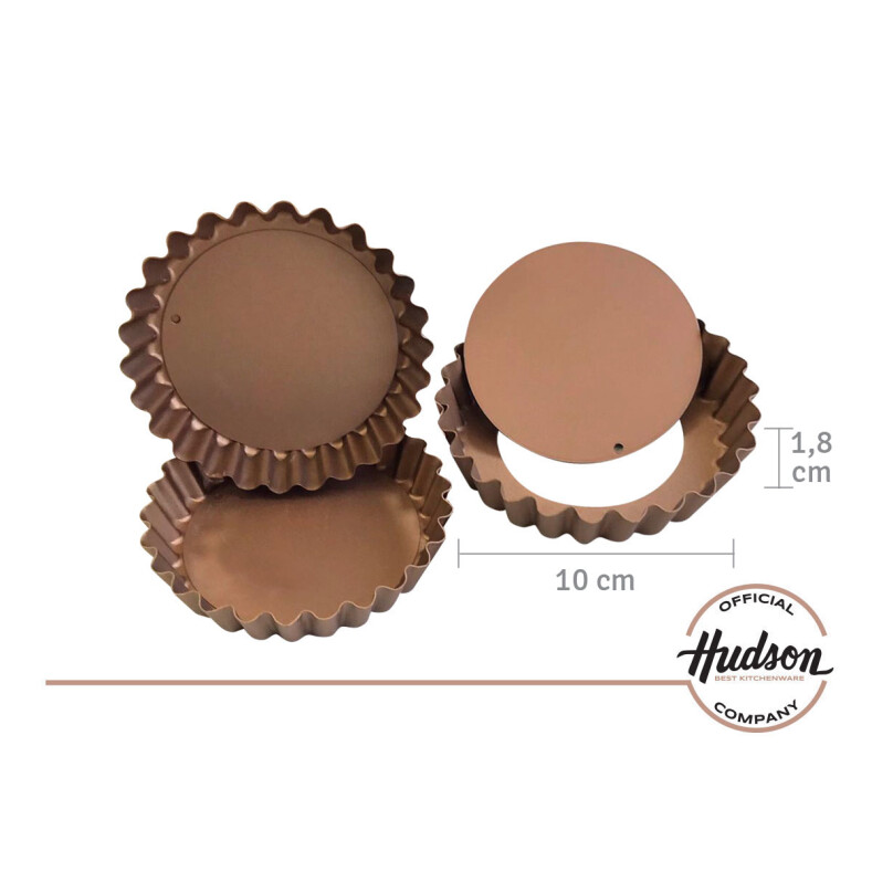 Tartera Desmontable Mini Hudson Antiadherente 10 Cm Tartera Desmontable Mini Hudson Antiadherente 10 Cm