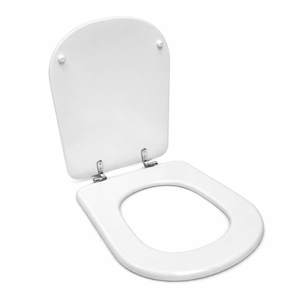 Tapa inodoro MDF Vogue/Bari blanca herraje Metálico Tapa Inodoro Mdf Vogue/bari Blanca Herraje Metálico