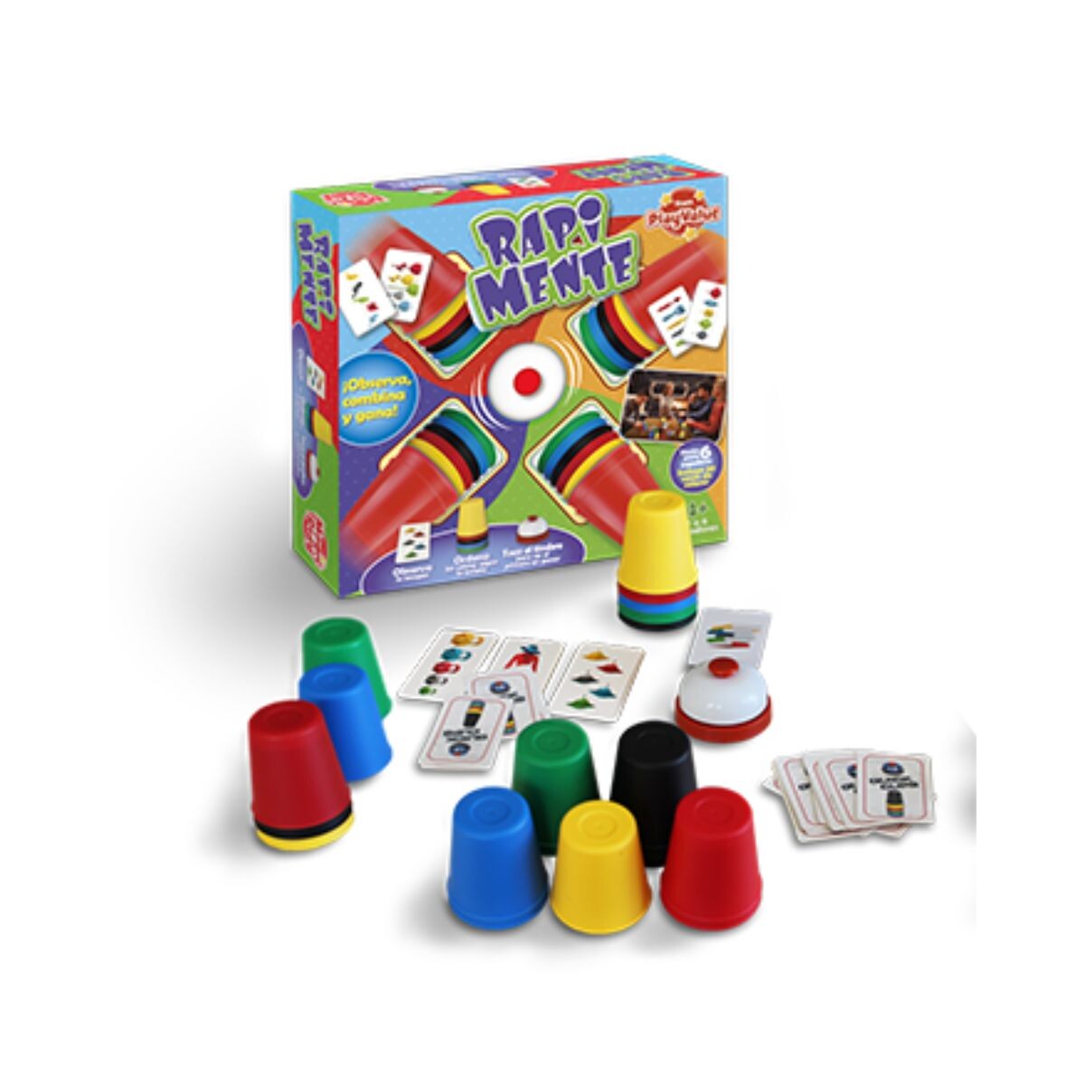 Juego De Mesa Rapi Mente - Observa, Combina Y Gana 4+ 