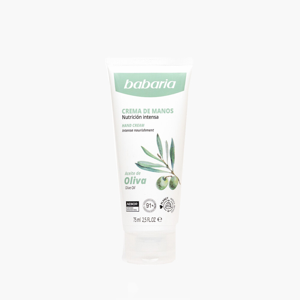 BABARIA CREMA MANOS OLIVA X 75 ML. única