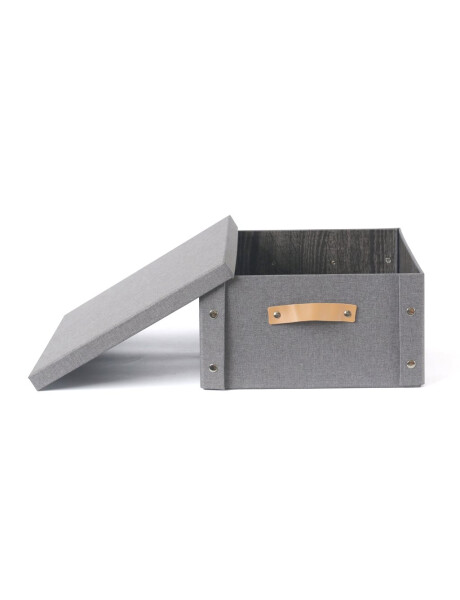 CAJA ORGANIZADOR C/ASA 33X40X17CM EXT TELA GRIS CAJA ORGANIZADOR C/ASA 33X40X17CM EXT TELA GRIS