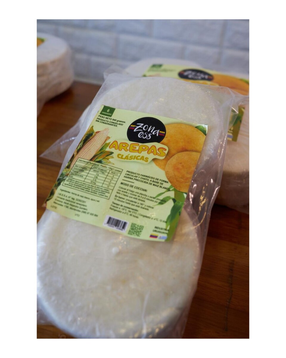AREPAS CLASICAS 6U 