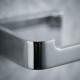 PORTA ROLLO LATON METAL TERM. BRILLO COLOR CROMO CROMO