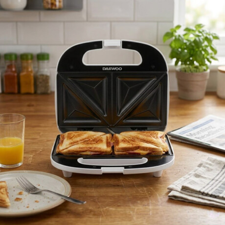 Sandwichera Daewoo | Placa antiadherente | Fácil limpieza Sandwichera Daewoo | Placa antiadherente | Fácil limpieza