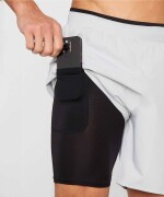 Short Con Malla The Fundamental Short II Lined 7" Hombre Mineral Grey