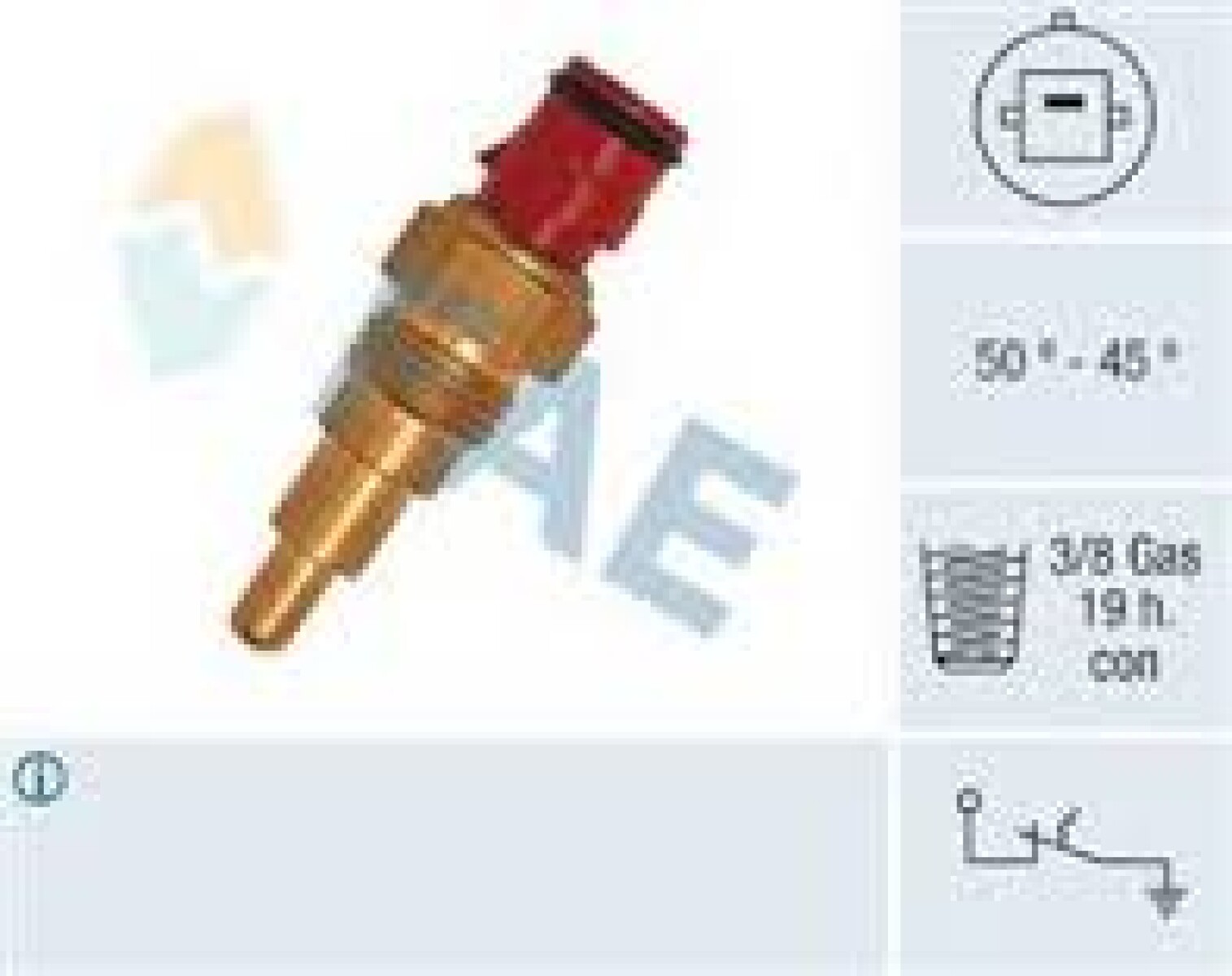 BULBO INTERRUPTOR TOYOTA ELECTRO COROLLA 3-8 9A 50-45 TERCEL FAE 