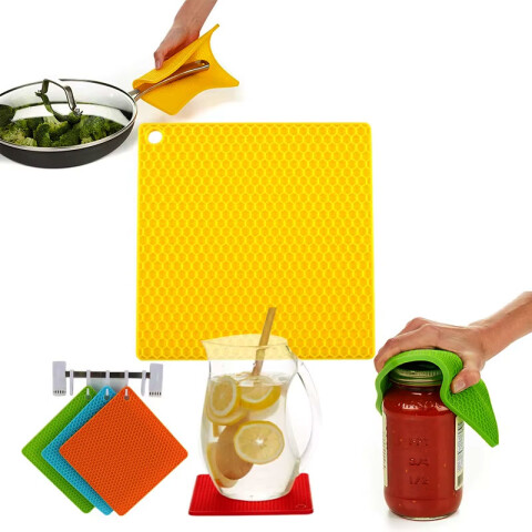 Agarra Fuente Silicona Cuadrado 20*20cm Agarra Fuente Silicona Cuadrado 20*20cm