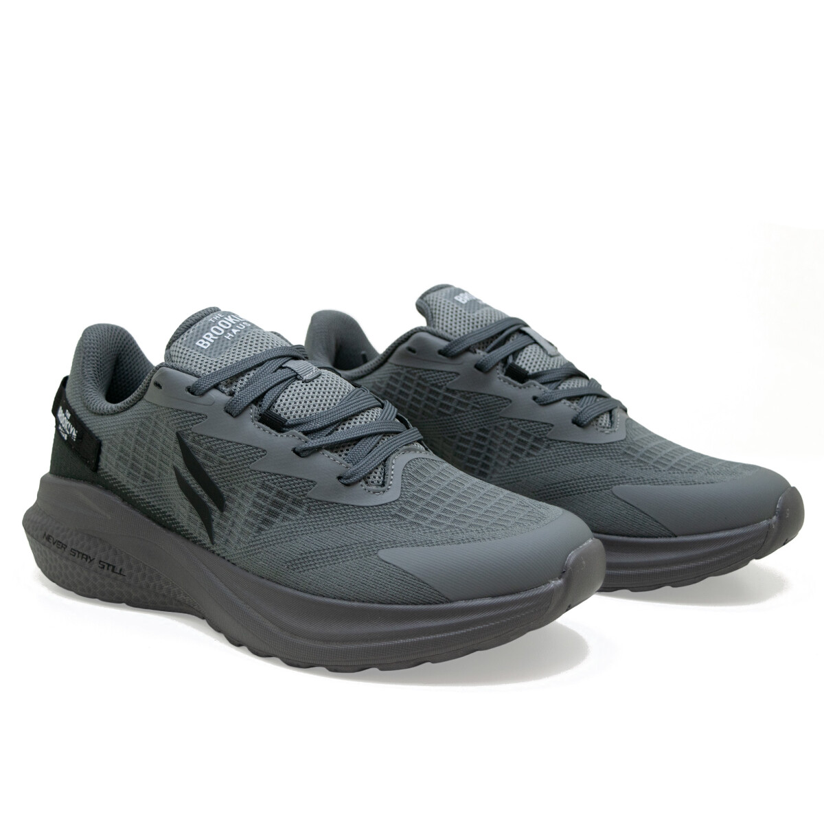 Championes The Brooklyn Haus DALLAS de Hombre - DALLAS - Gris Oscuro-negro 