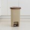 Tarro de residuos 15L con pedal BEIGE