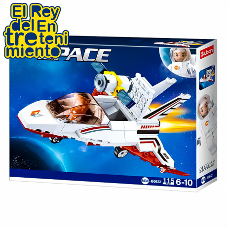 Avión Espacial Sluban Bloques Construcción 115pzs Avión Espacial Sluban Bloques Construcción 115pzs