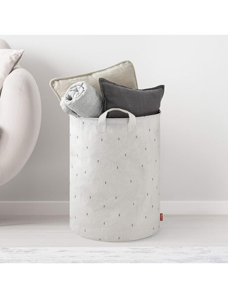 CESTO P/ROPA TELA CANVAS D40x55CM 70L BLANCO CESTO P/ROPA TELA CANVAS D40x55CM 70L BLANCO