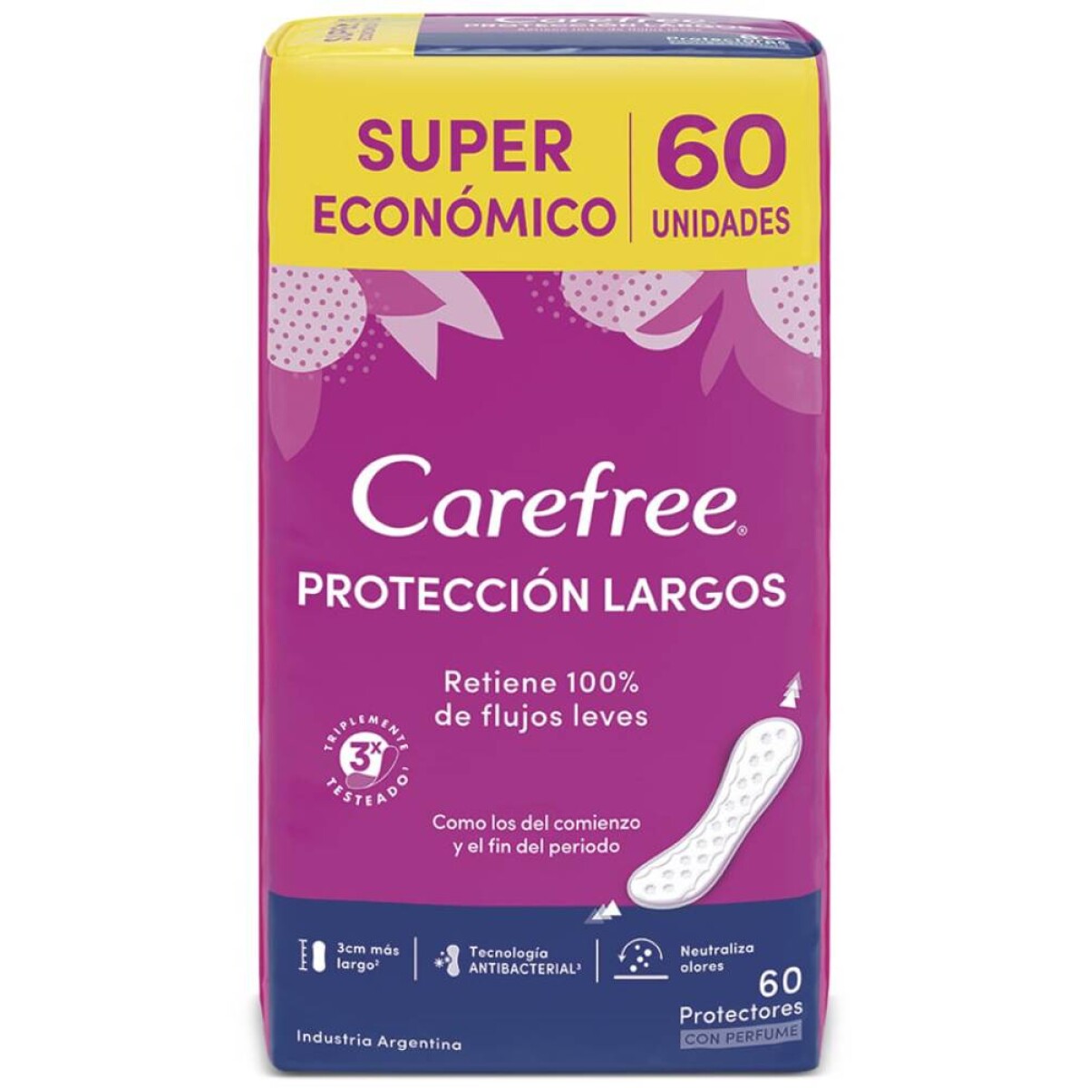 Protectores Diarios Carefree 60 Unidades 