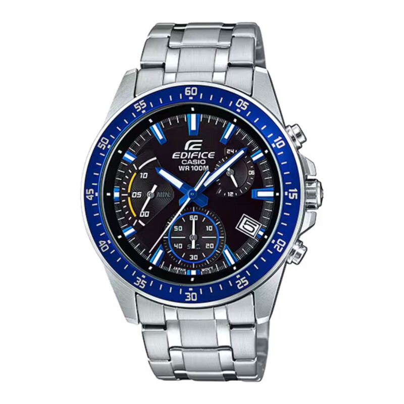 Reloj Casio Edifice EFV540D-1A2VUDF para hombre con correa de acero Reloj Casio Edifice Efv540d-1a2vudf Para Hombre Con Correa De Acero