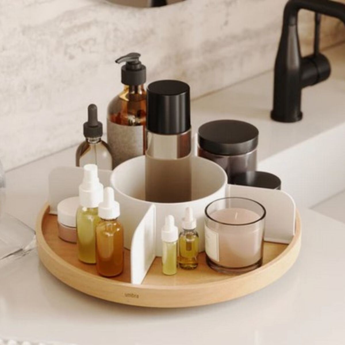 Tabla de madera organizadora de especias 