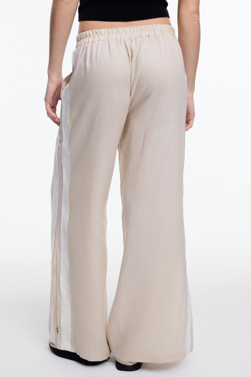 PANTALON TIRAS Beige