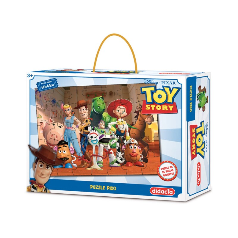 Juego de mesa Didacta puzzle de piso Toy Story 35 piezas gigantes Juego de mesa Didacta puzzle de piso Toy Story 35 piezas gigantes