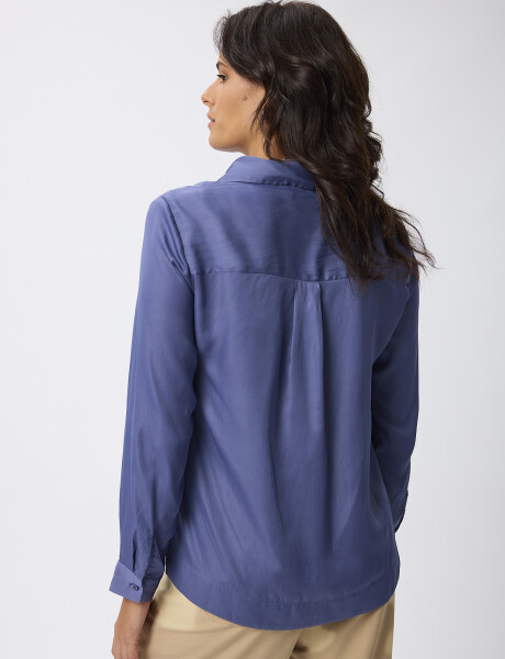 Blusa Noa azul piedra