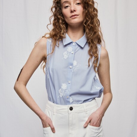 FALDA PRITA Blanco