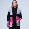 Cardigan Colorblock MULTI/GRIS