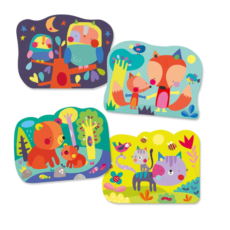 Laminas mágicas para pintar Djeco El Bosque Laminas mágicas para pintar Djeco El Bosque