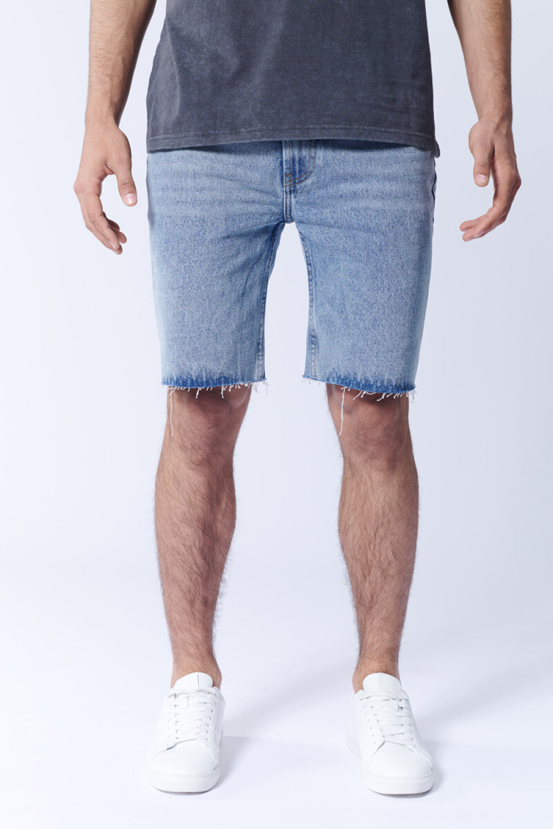 Bermuda jean Azul Claro