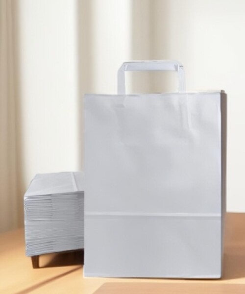 Pack x 200 - bolsa lisa 30x12x41 cm. BLANCO