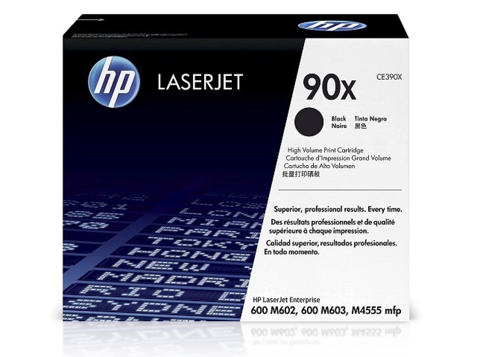 HP 90X - Alto rendimiento - negro - original - LaserJet - cartucho de tóner (CE390X) - para LaserJet Enterprise 600 M602dn, 600 