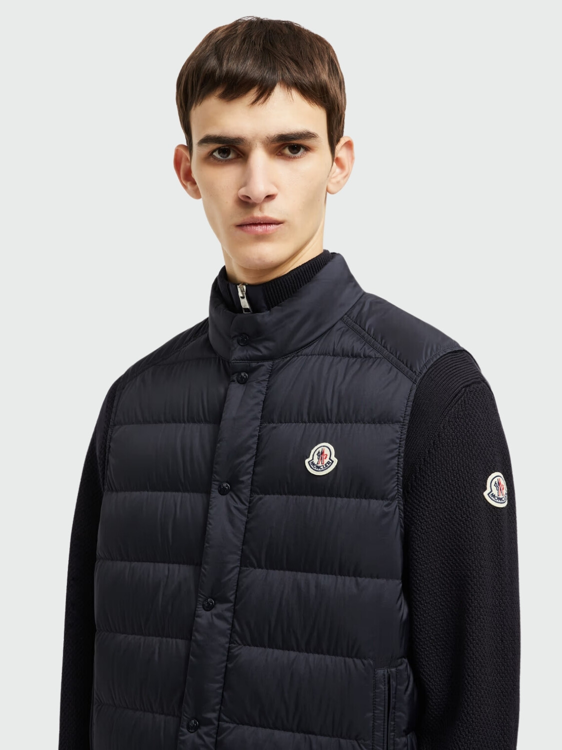 Moncler - Chaleco Plumifero Barthe Azul