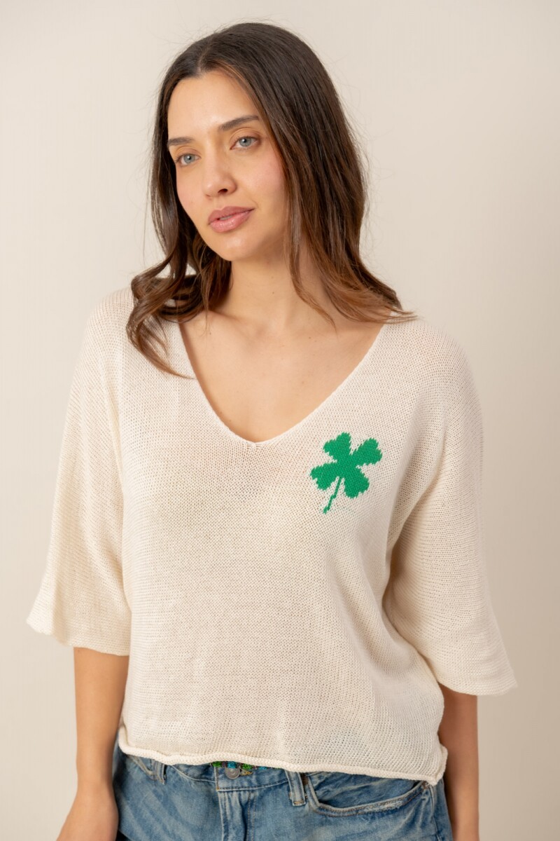 Sweater Lucky - Beige 