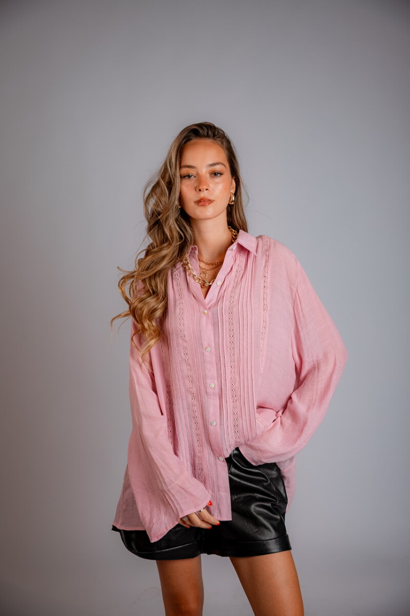 Camisa Zaira (PRE VENTA) - rosa 