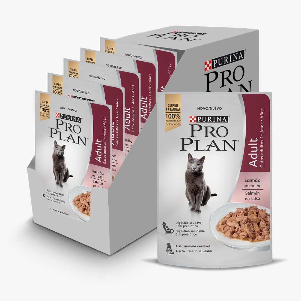 PRO PLAN Cats Adult Salmon x85g - Pro Plan Cats Adult Salmon X85g 