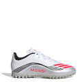 Championes de Fútbol 5 Infantiles Adidas F50 Messi Club TF Blanco - Rojo - Negro - Plateado