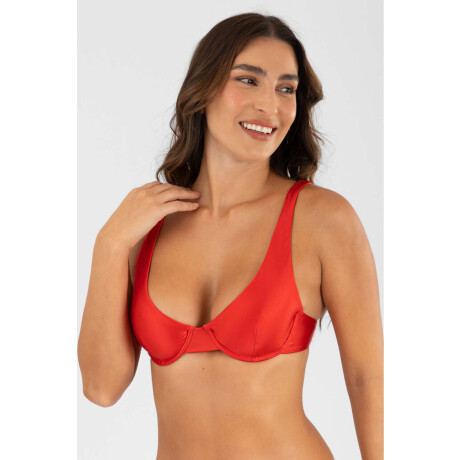 Copa balco manu Hot red metal