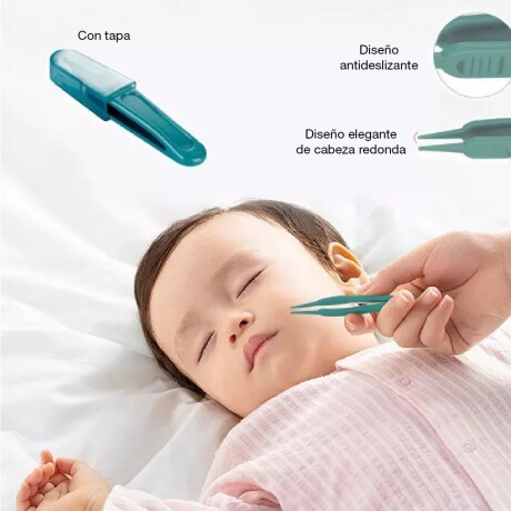 Set Corta Uñas 5 en 1 Manicura Pedicura para Bebés y Niños Verde