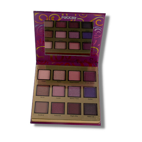 Paleta de 12 Sombras Fantasía Satinadas Paleta De 12 Sombras Fantasía Satinadas