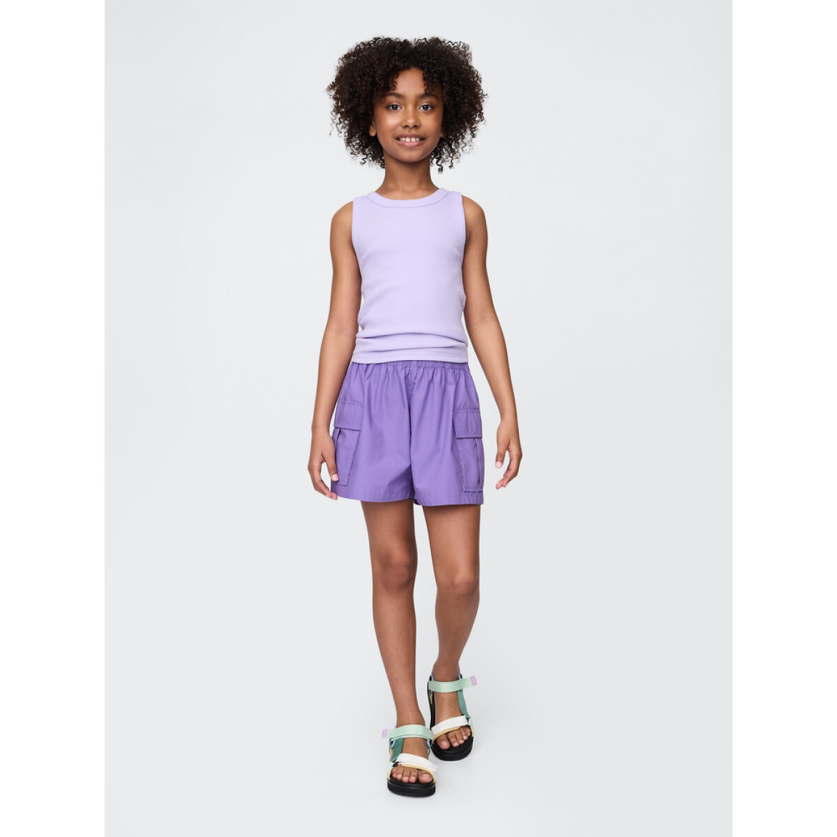 WOV PO UTILITY CARGO SHORT - PURPLE LOGANBERRY 